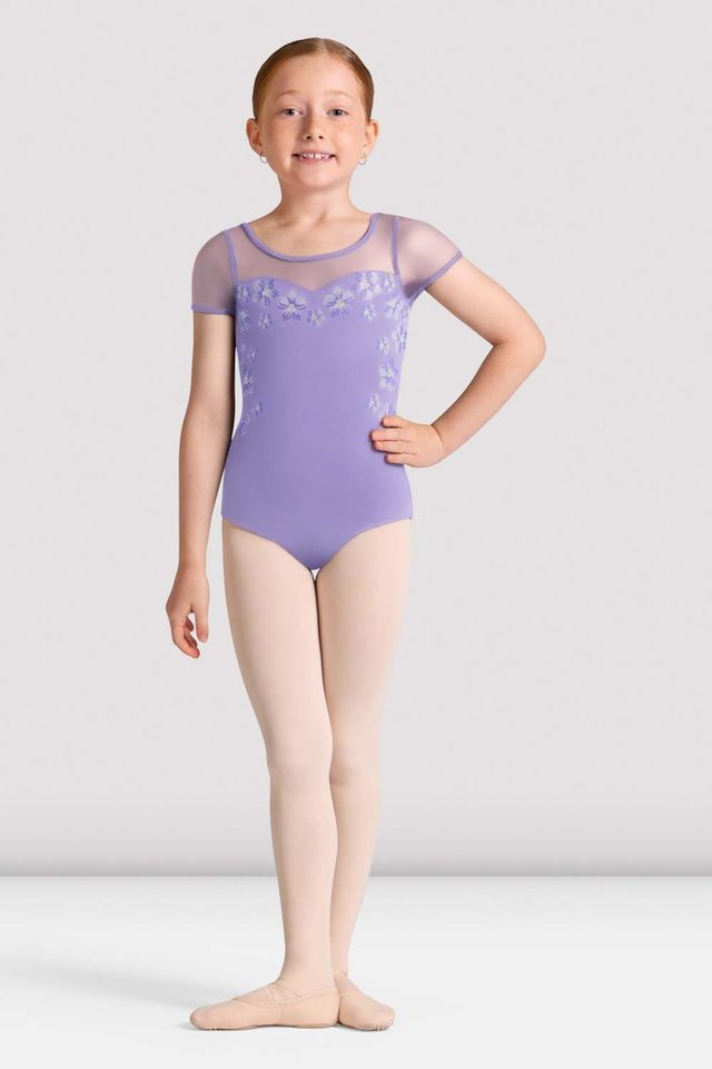 Girls Logan Cap Sleeve Leotard
