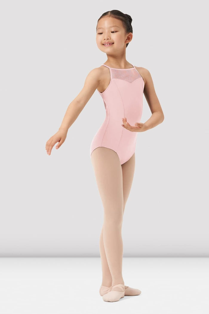 Girls Mirella Paisley Halterneck Leotard - BLOCH EU