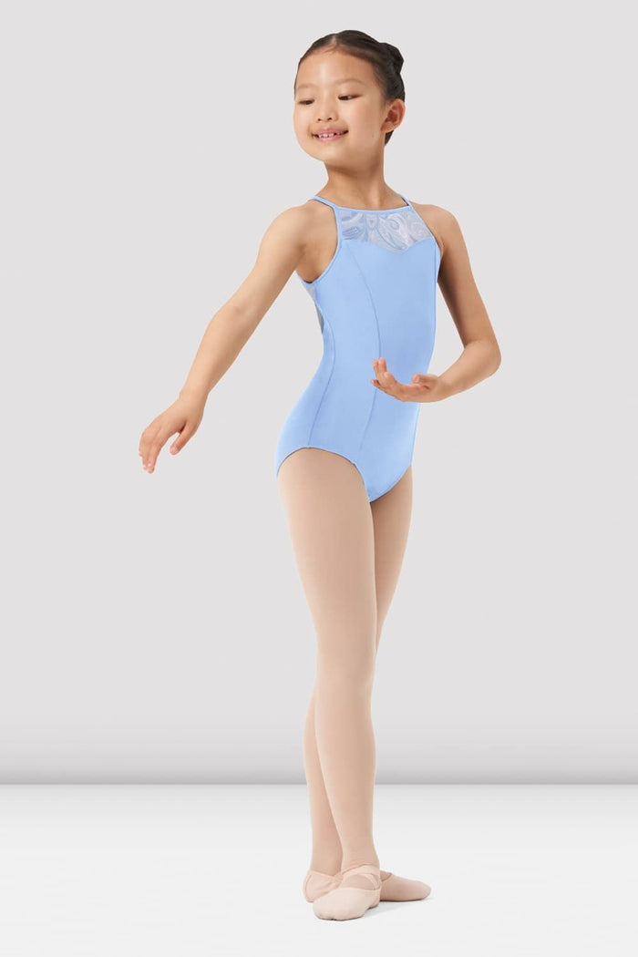 Girls Mirella Paisley Halterneck Leotard - BLOCH EU