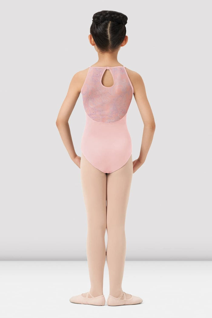 Girls Mirella Paisley Halterneck Leotard - BLOCH EU