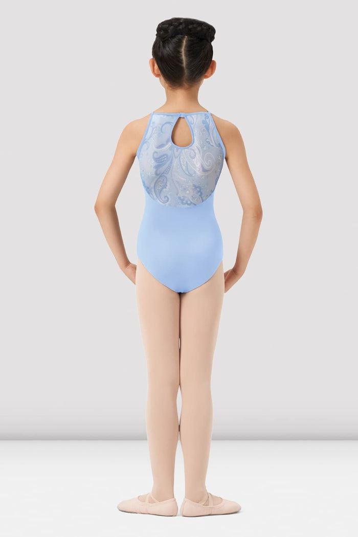 Girls Mirella Paisley Halterneck Leotard - BLOCH EU