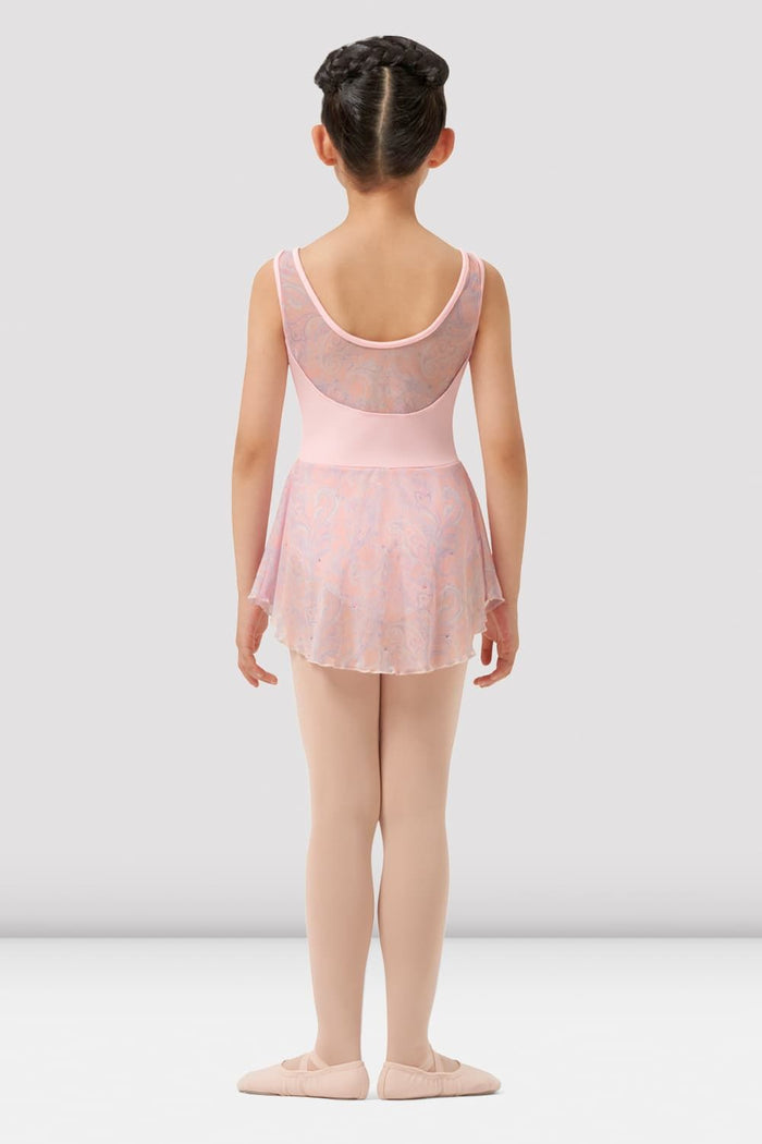 Girls Mirella Paisley Scoop Neck Skirted Leotard - BLOCH EU