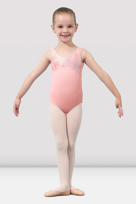 Girls Mirella Watercolour Tank Leotard - BLOCH EU
