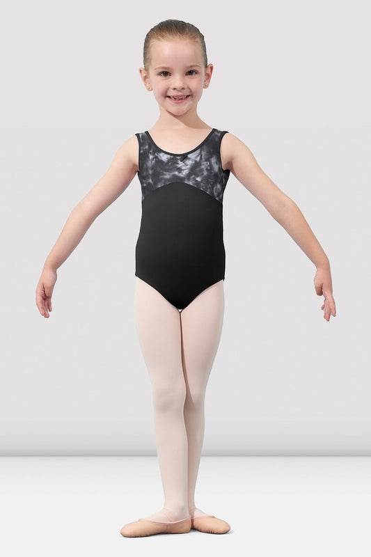 Girls Mirella Watercolour Tank Leotard - BLOCH EU