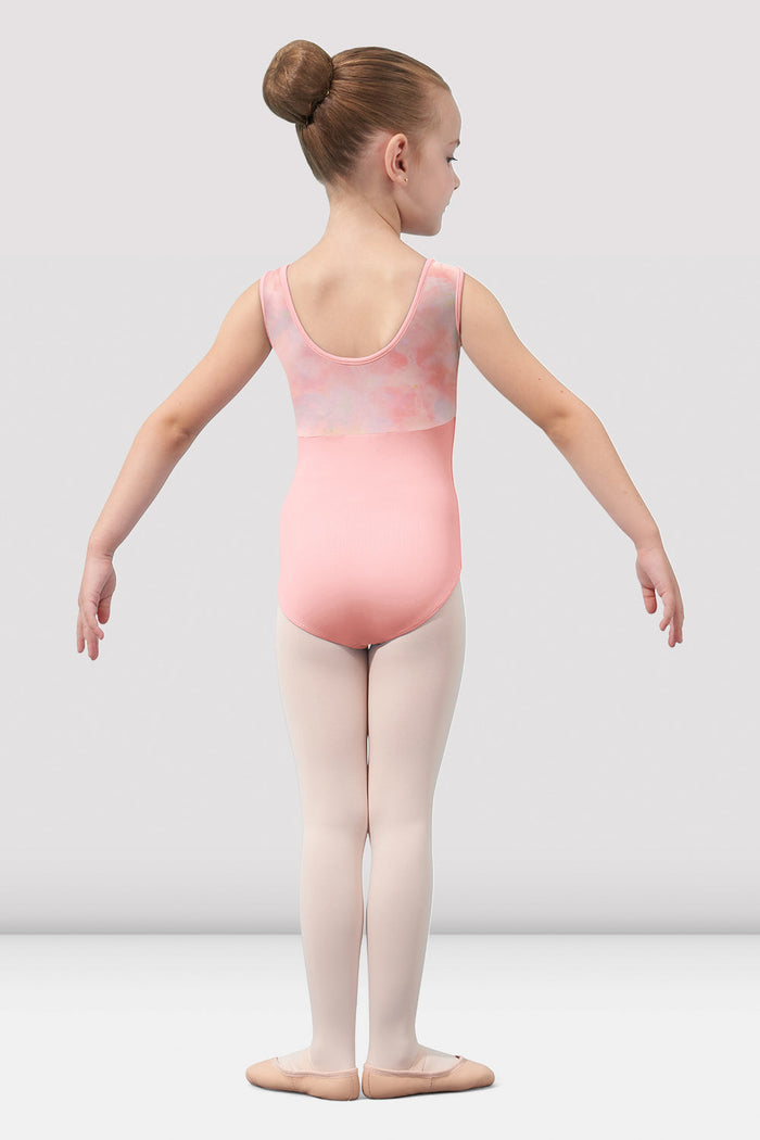 Girls Mirella Watercolour Tank Leotard - BLOCH EU