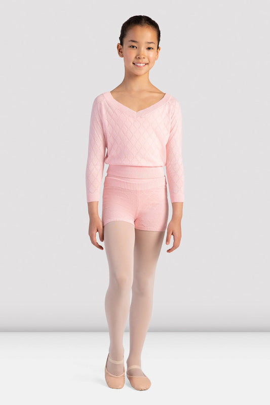 Girls Posie Knit Cropped Sweater - BLOCH US