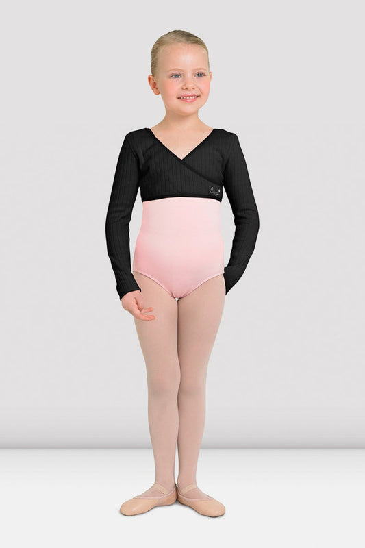 Girls Rib Cross Front Top