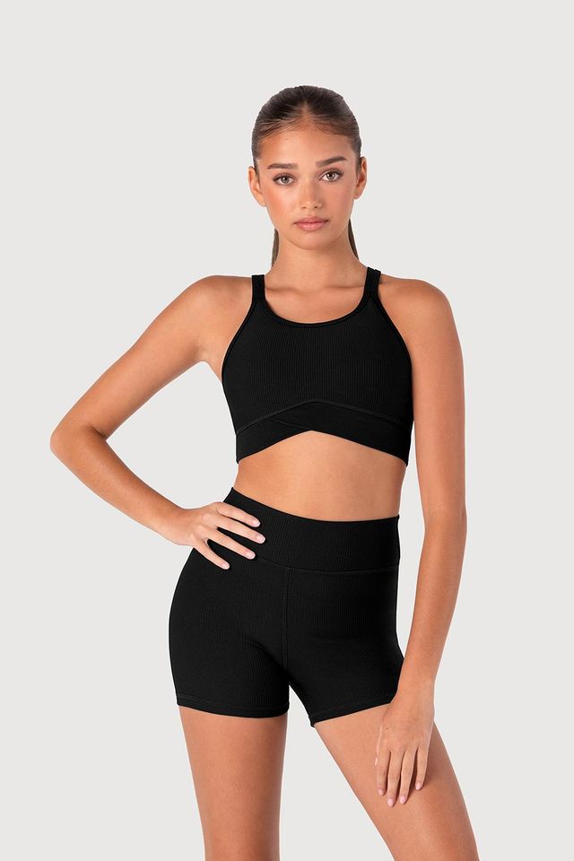 Girls Rib Striker Crop Top