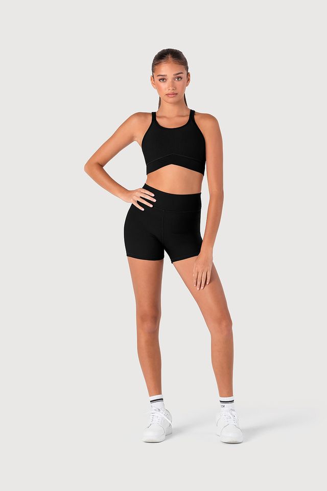 Girls Rib Striker Crop Top