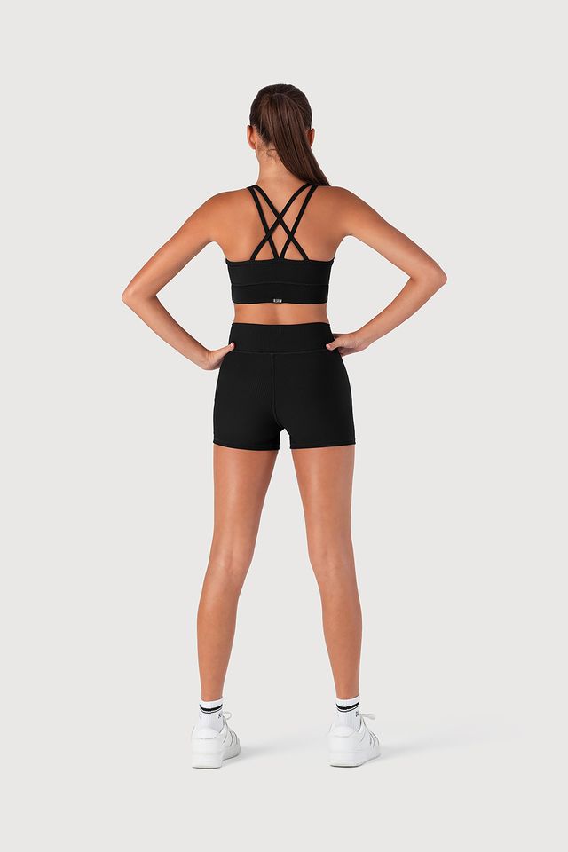 Girls Rib Striker Crop Top