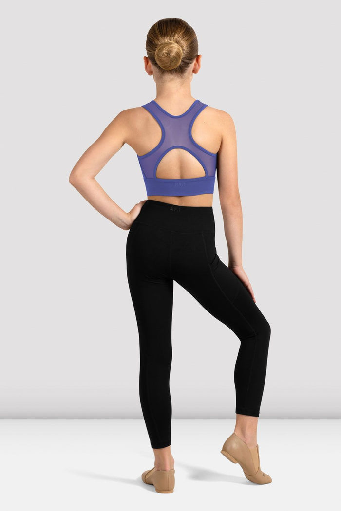 Girls Shan Zip Front Crop Top - BLOCH EU
