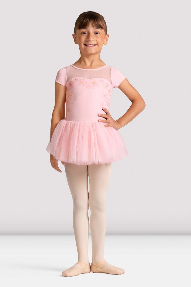 Girls Sharon Cap Sleeve Tutu Dress