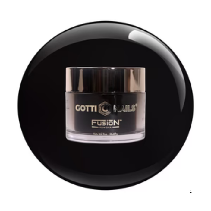 Gotti Nails Fusion Acrylic Powder | #002 Back To Black