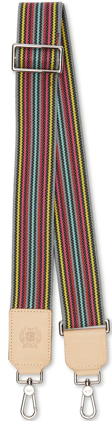 Grey Webbing Crossbody Strap