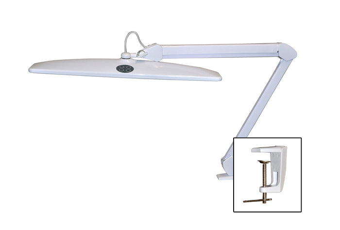 Grobet Professional LED Bench Lamp with Dimmer 110v #13.109