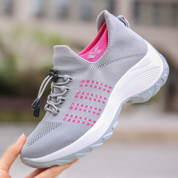 Harper - Trendy Women's Orthopedic Trainers with Lace-Up Closure and Cushioned Sole