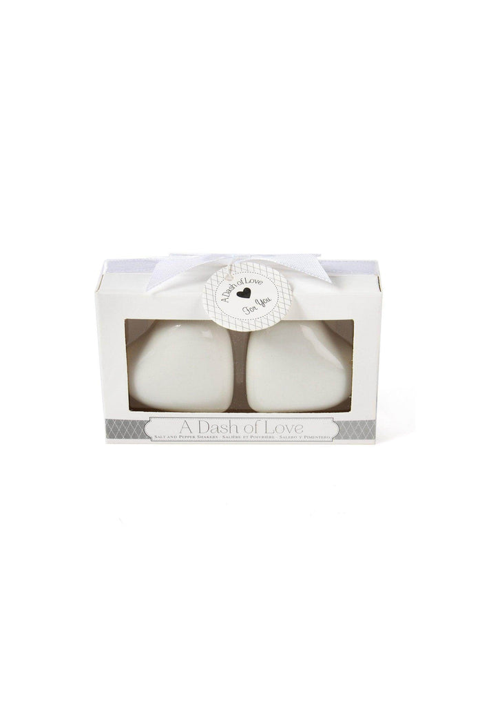 Heart Design Decorative Salt and Pepper Shakers Set for Wedding Souvenir CGF0012 (Set of 6 pcs) - COCOMELODY