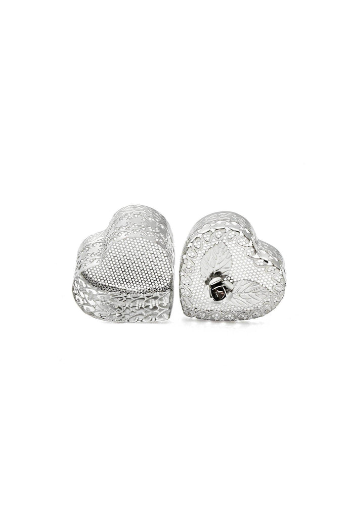 Heart Shape Trinket Boxes for Favors Treats Jewelries CGF0095 (Set of 6 pcs) - COCOMELODY