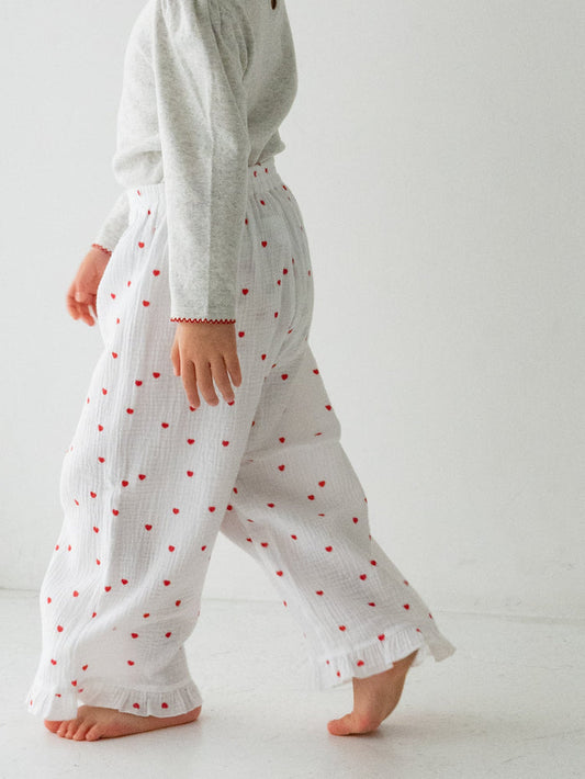 Heart wide pants