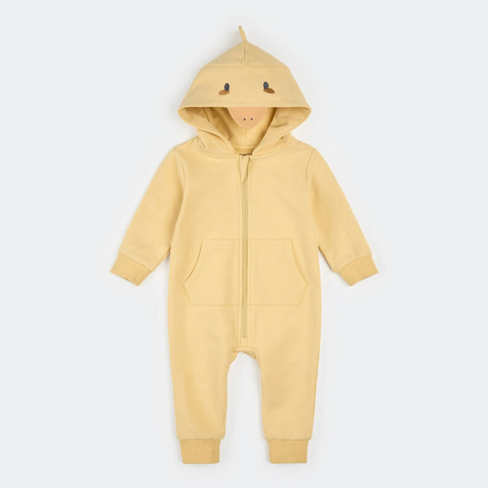 Hooded Baby Chick Yellow Playsuit