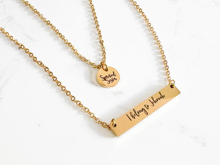 I Belong to Jehovah - Layered Necklace