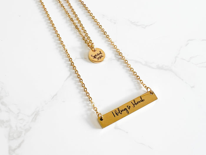 I Belong to Jehovah - Layered Necklace