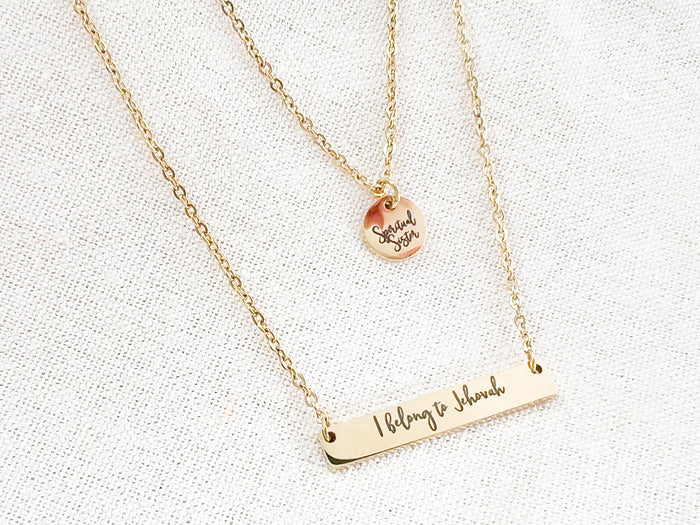 I Belong to Jehovah - Layered Necklace