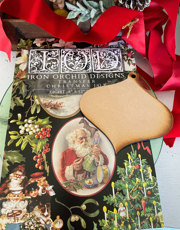 IOD - Christmas Joy TRANSFER 8 x 12” PAD