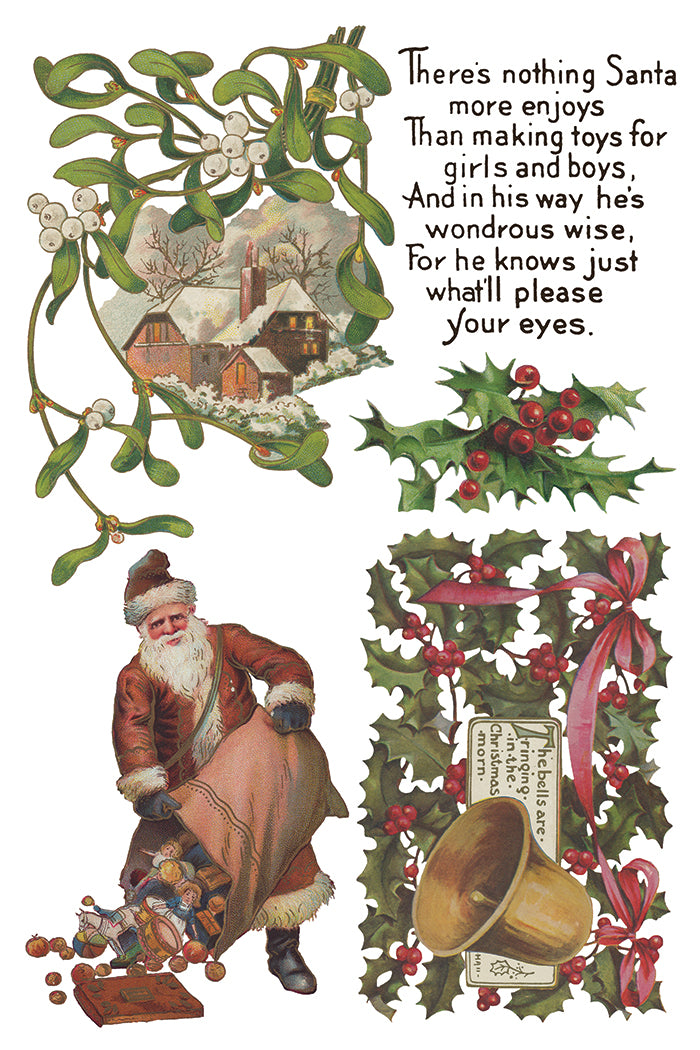 IOD - Christmas Joy TRANSFER 8 x 12” PAD
