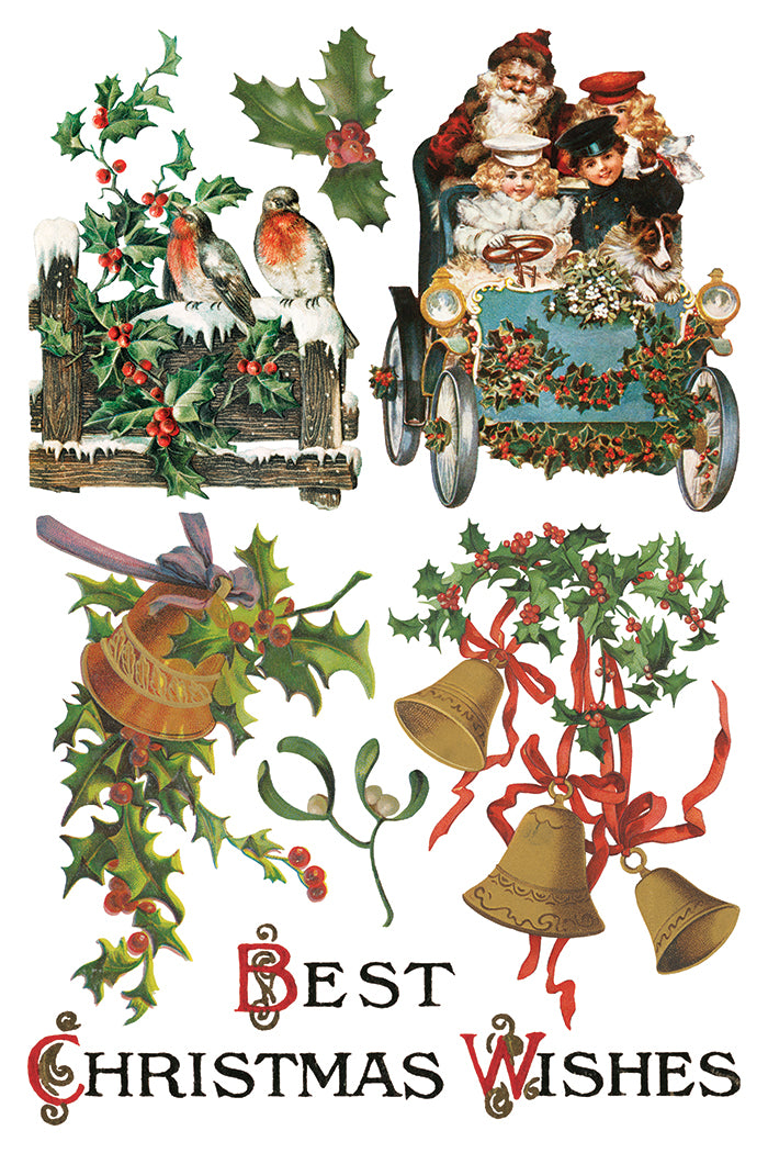 IOD - Christmas Joy TRANSFER 8 x 12” PAD
