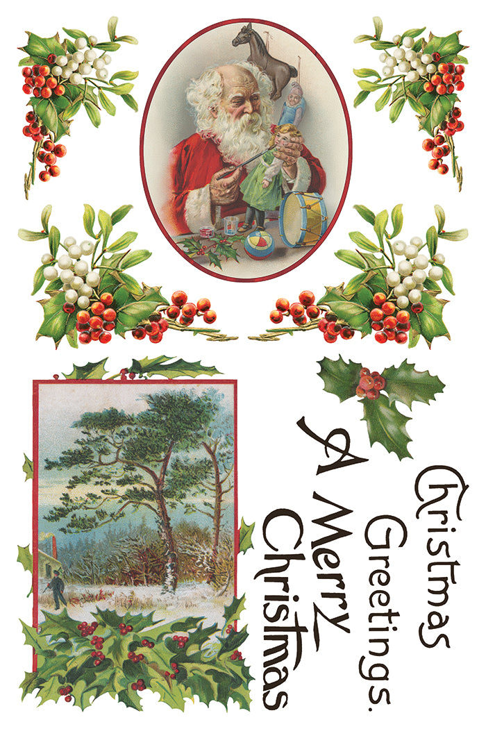 IOD - Christmas Joy TRANSFER 8 x 12” PAD