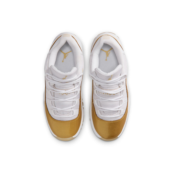 Jordan 11 Retro Low White Team Gold Metallic Gold PS