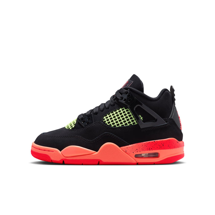 Jordan 4 Retro Black Infrared Barely Volt GS
