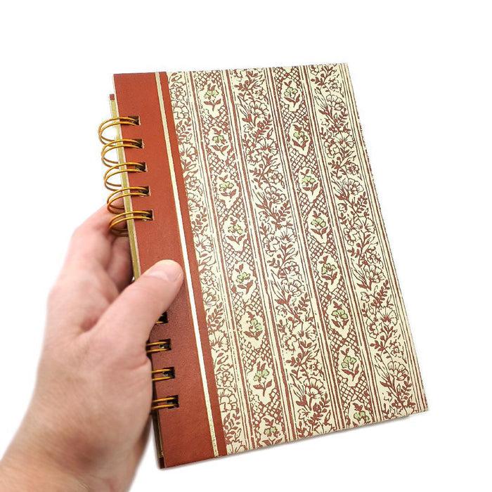 Journal - Wire-Bound Mixed Paper Notebook (Cookbook Theme, Assorted) by Original Brooks
