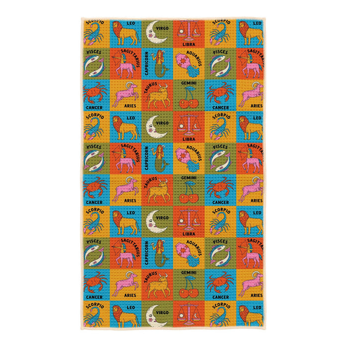 Kitchen Tea Towel Quick Dry | Zodiac