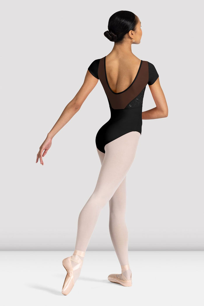 Ladies Aster Floral Cap Sleeve Leotard - BLOCH EU