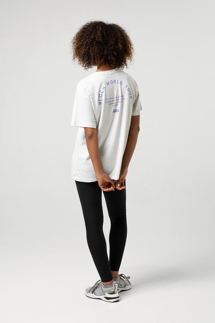 Ladies Bloch World Tour Print Oversized Tee