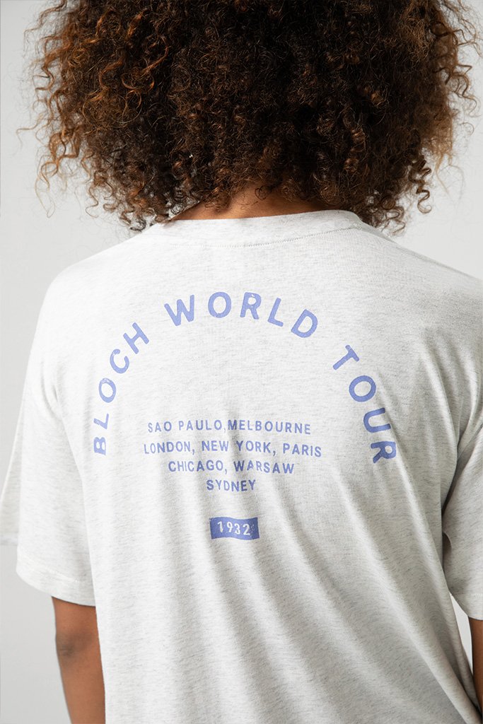Ladies Bloch World Tour Print Oversized Tee - BLOCH EU