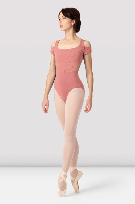 Ladies Boutique Corset Open Shoulder Leotard