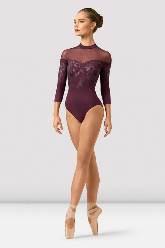 Ladies Boutique Mirage Print Long Sleeve Leotard - BLOCH EU
