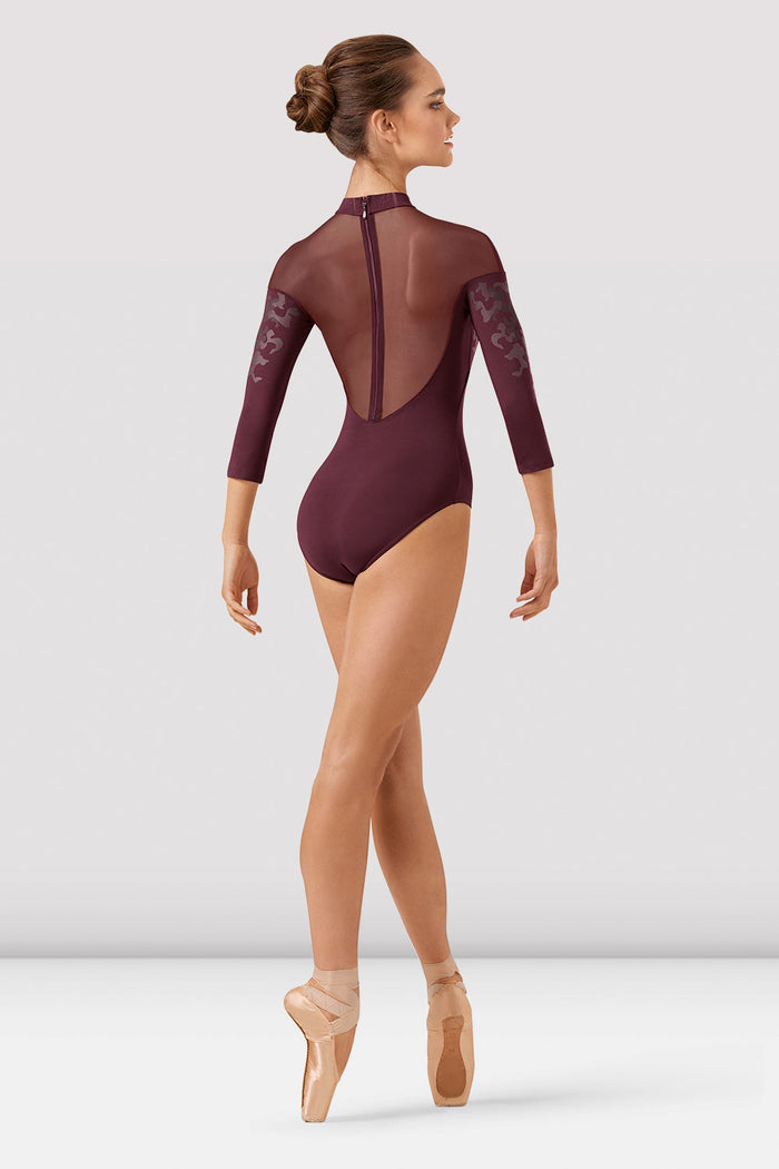 Ladies Boutique Mirage Print Long Sleeve Leotard - BLOCH EU