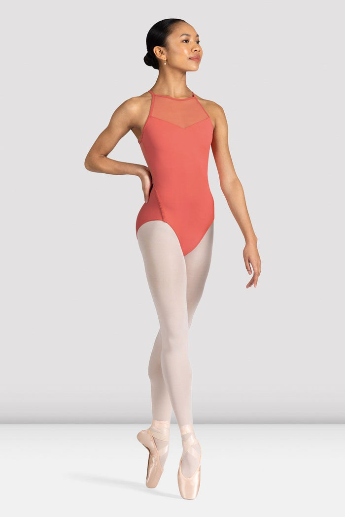 Ladies Cassia Floral Halterneck Leotard - BLOCH EU