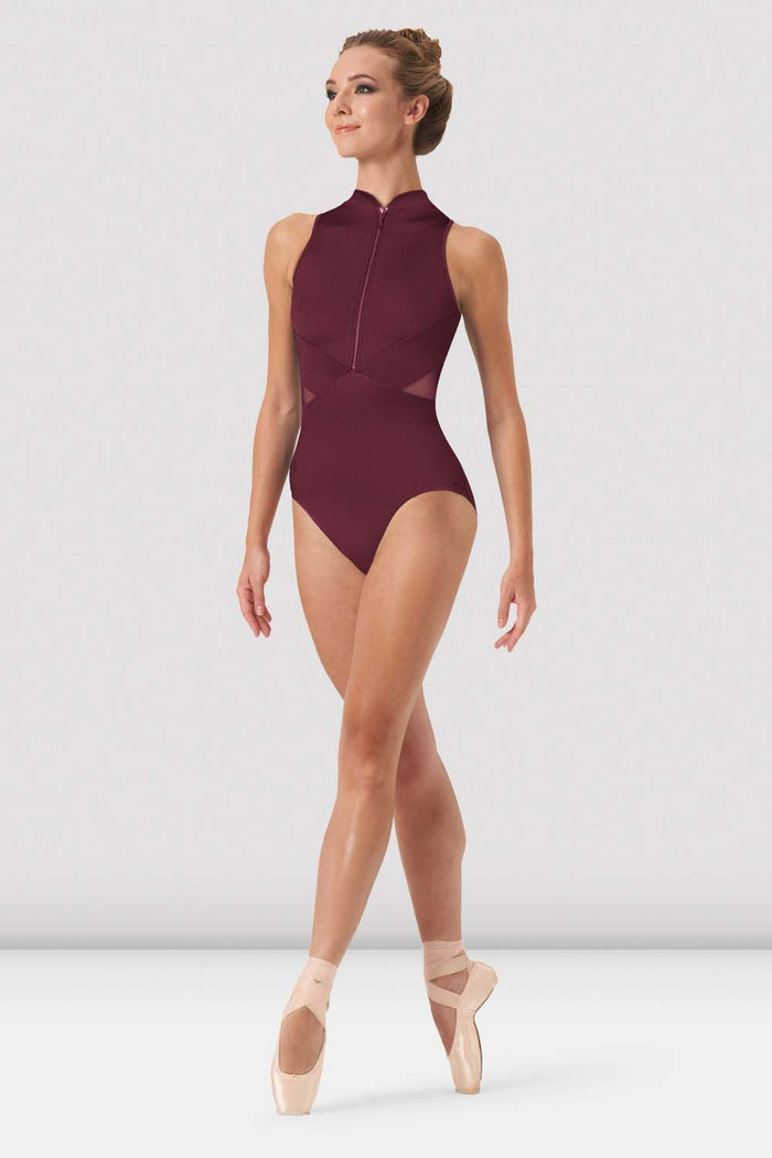 Ladies Celeste Zip Front Leotard - BLOCH EU