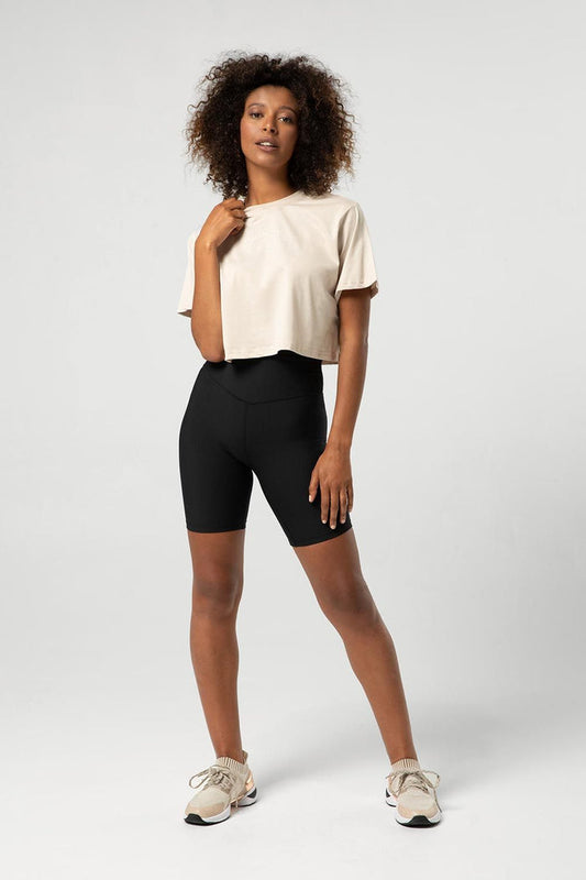 Ladies Dancers League Print Crop Tee