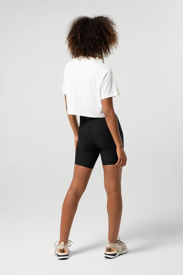 Ladies Dancers League Print Crop Tee