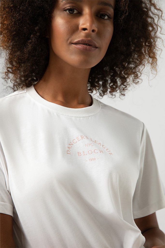 Ladies Dancers League Print Crop Tee - BLOCH EU