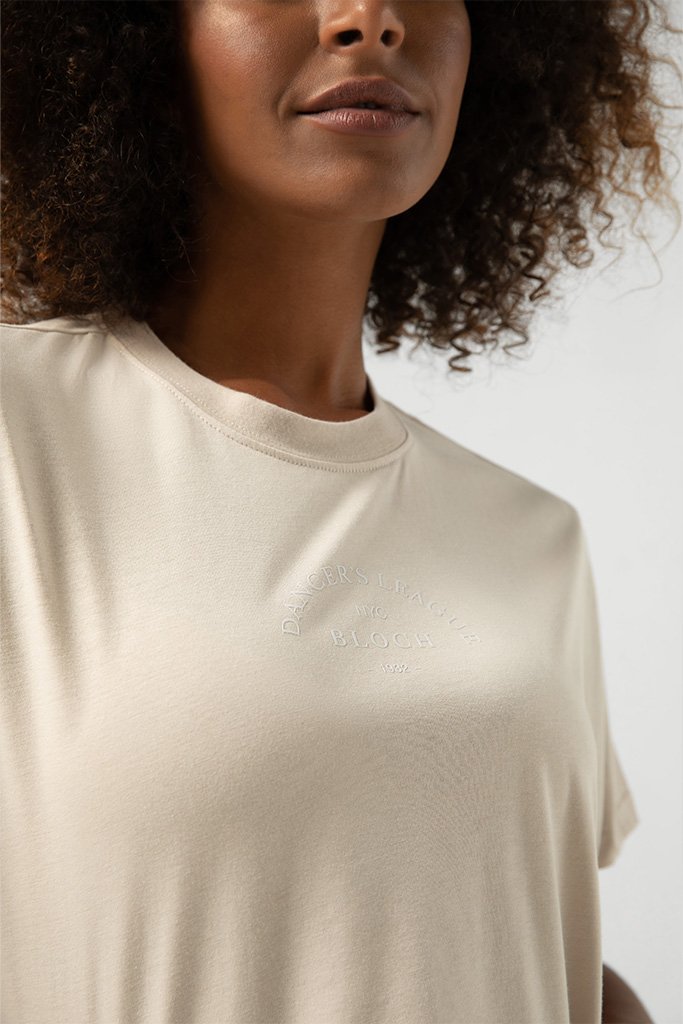 Ladies Dancers League Print Crop Tee - BLOCH EU