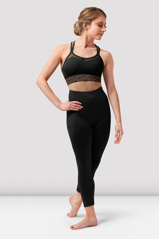 Ladies Demi Scoop Neck Crop Top - BLOCH EU