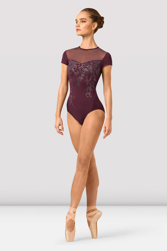 Ladies Eden Mirage Print Cap Sleeve Leotard - BLOCH EU