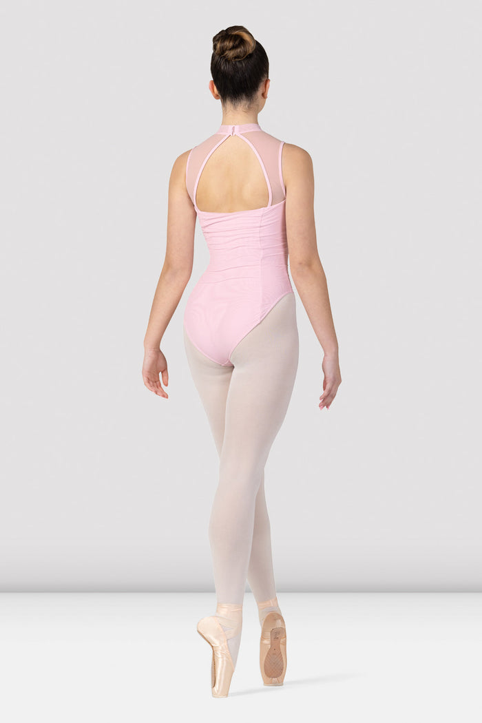 Ladies Fenella Ruched Bodice Mock Neck Leotard - BLOCH US
